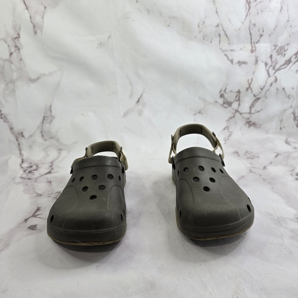 Crocs Sandal Womens 11 Mens Size 9 Brown All Terrain Shoe Sport Adjustable - Picture 5 of 11